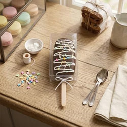 Crystal Clear Cakesicle Box 2 3/16" x 1 1/2" x 3 3/4" 25 pack FS358