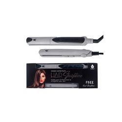 Plus Size Women's Dual Value Pack Hair Straightener Includes Travel Hair Strightener by Pursonic in Silver