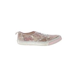 Old Navy Sneakers: Pink Floral Motif Shoes - Kids Girl's Size 5