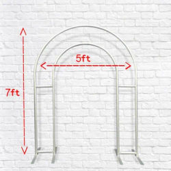 Open Arch Backdrop Cover Stand Custom Balloon Support Aluminum Frame Wedding Supplies Backdrops