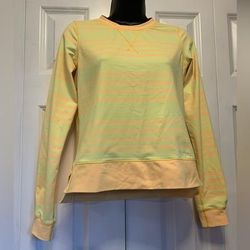 Lululemon Athletica Tops | Lululemon Splash Guard Yellow Striped ( Size 4) | Color: Yellow | Size: 4