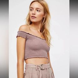 Free People Tops | Free People Intimately Crop Top (Size M/L) | Color: Cream | Size: M