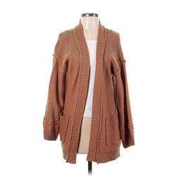 Impressions Cardigan Sweater: Brown - Women's Size Small