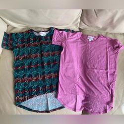 Lularoe Shirts & Tops | Lularoe Kids’ Gracie Top, Size 4 | Color: Green/Pink | Size: 4g