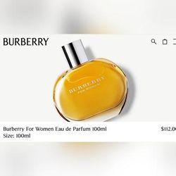 Burberry Bath & Body | Burberry For Women Fragrance Perfume | Color: Gold/White | Size: Os