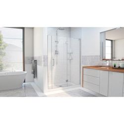 Dreamline DreamLine Unidoor-X 57 - 57 1/2 inch W x 72 inch H Frameless Hinged Shower Door in Chrome - Right Wall Installation D3270672R-01