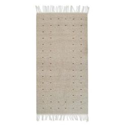 Desert Drops,'Handwoven Wool Area Rug from Mexico (2.5x5)'