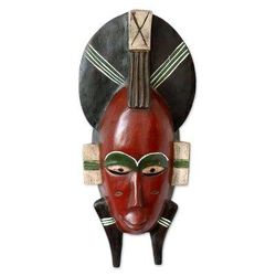 'Senufo Proposal' - Hand Crafted African Malian Wood Mask
