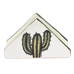 Saguaro,'Hand Painted Cactus Napkin Holder'