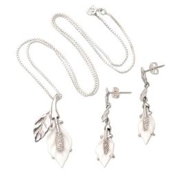 Garden of Peace,'World Peace Symbolic Jewelry Set Handmade Bali'