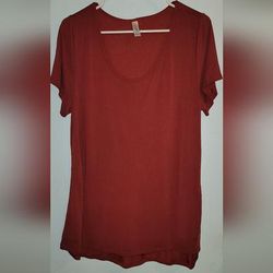 Lularoe Tops | Lularoe Red Shirt Soft And Comfortable | Color: Red | Size: Xl
