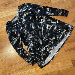 Lularoe Tops | Lularoe Elizabeth Top | Color: Black/White | Size: Xxs