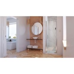 Dreamline DreamLine Elegance-LS 32 1/4 - 34 1/4 inch W x 72 inch H Frameless Pivot Shower Door in Brushed Nickel SHDR-4332000-04
