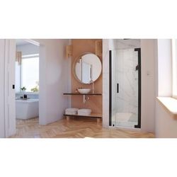 Dreamline DreamLine Elegance-LS 38 - 40 inch W x 72 inch H Frameless Pivot Shower Door in Matte Black SHDR-4334060-09