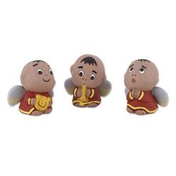 Little Angel Choir,'Set of 3 Petite Ceramic Christmas Angel Figurines'