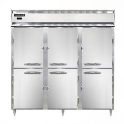 Continental DL3W-SA-HD Full Height Insulated Mobile Heated Cabinet w/ 45 Pan Capacity, 208-230v/1ph, Stainless Steel/Aluminum, 6 Half-size Solid Doors