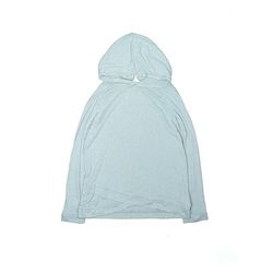 R+R Pullover Hoodie: Teal Tops - Kids Girl's Size Large