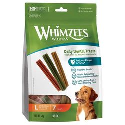 2x7 Size L Whimzees by Wellness Stix Dog Snacks