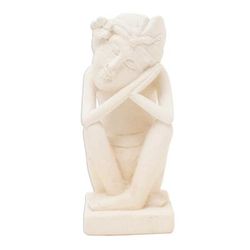 Man in Love,'Sandstone sculpture'