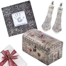 Antique Splendor,'Jewelry Box Photo Frame 2 Incense Holders Curated Gift Set'