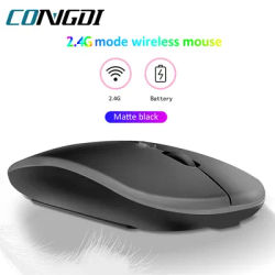 Mouse Gamer 2.4G USB Wireless Mouse portatile silenzioso ergonomico Mause per Laptop iPad Tablet