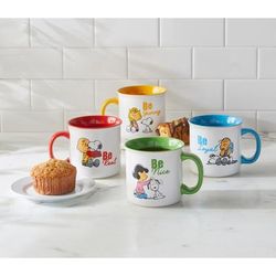 Set of 4 Peanuts™ Mugs by BrylaneHome in Multi
