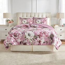 Eleanor Comforter Set by BrylaneHome in Floral (Size FULL)