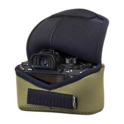 LensCoat BodyBag M for Sony Alpha a7 III, a7R III, a7R IV, a9, a9II (Green) LCBBMGR