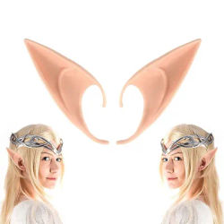 Halloween Cosplay Latex fée ange oreilles d'elfe mascarade Costumes de fête Halloween fête décoration fournitures Photo accessoires enfants cadeau