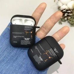 Custodia per Aipods bianca calda e fredda si adatta perfettamente alla custodia per auricolari Apple in silicone per Airpods 1 2 3 Pro 2 Custodia con portachiavi