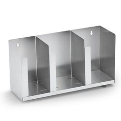 Vollrath CTL3 3 Section Lid Organizer - 12 1/2" x 5" x 8", Stainless, Stainless Steel