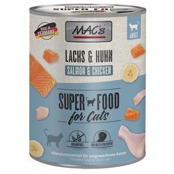 6x800g Salmon & Chicken MAC's Cat Wet Cat Food
