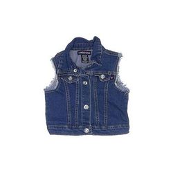 Limited Too Denim Vest: Blue Jackets & Outerwear - Size 4Toddler