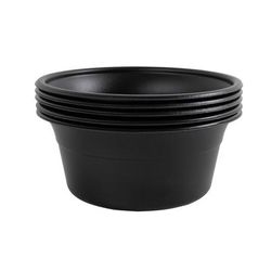D&W Fine Pack CF755-050 5 oz Bowl - Polystyrene, Black, Case of 1000