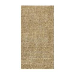 Hoffmaster FP1206 FashnPoint 1/6 Fold Guest Towel - Burlap, Brown, Burlap Print, Point-to-point Embossed