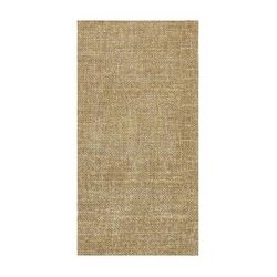 Hoffmaster FP1206 FashnPoint 1/6 Fold Guest Towel - Burlap, Brown, Burlap Print, Point-to-point Embossed, Case of 900