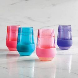 Set of 4 FREEZE XL Wine Glasses Tinted Variety Pack - Frontgate