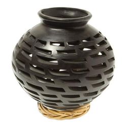 San Bartolo Pride,'Decorative Barro Negro Vase'