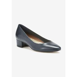 Women's Heidi Ii Pump by Ros Hommerson in Navy Leather (Size 8 1/2 N)