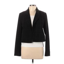 Lulus Jacket: Black Grid Jackets & Outerwear - Women's Size Small