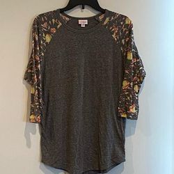 Lularoe Tops | Lularoe Solid Gray Body Randy | Color: Gray | Size: M