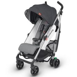 UPPAbaby Open Box 2018/2019 G-Luxe Stroller - Jordan (Charcoal/Red Stitch/Silver)