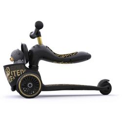 Scoot & Ride Highwaykick 1 Convertible Scooter - Black / Gold Limited Edition