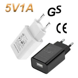 5V 1A Mini chargeur mural USB chargeur de téléphone portable prise ue adaptateur de chargeur de voyage pour iPhone13 Android xiaomi mi11 huawei mate30