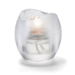 Hollowick 6701C Pixel Tealight Holder - 3" x 2 7/8", Glass, Clear
