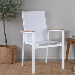 Lot de 2 chaises de jardin scandinave