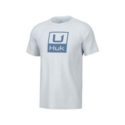 Huk Men's Stacked Logo T-Shirt, White SKU - 784072