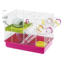 Pink Laura Hamster Cage, 15.75" H, 6.2 LBS