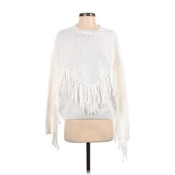 Shein Pullover Sweater: White Tops - Women's Size 4