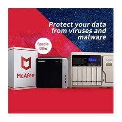 QNAP NAS McAfee Antivirus 3-Year Subscription LS-MCAFEE-3Y